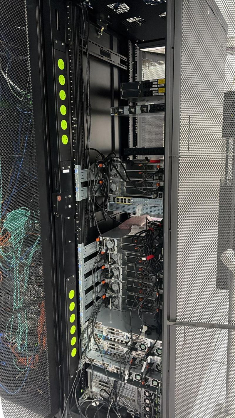 ONE WORLD LOGIX data center cabling cleanup project