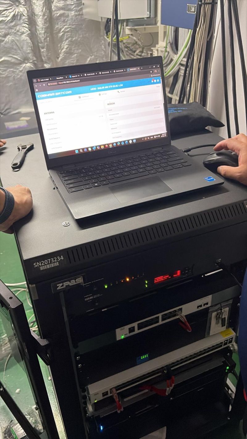 CABO DESEADO vessel IT support and network upgrade project